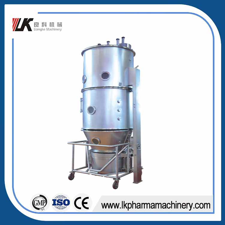 FG-60 fluid bed dryer machine with top spray