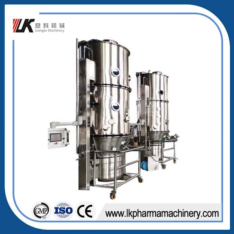 FG-300  fluid bed dryer machine with top spray