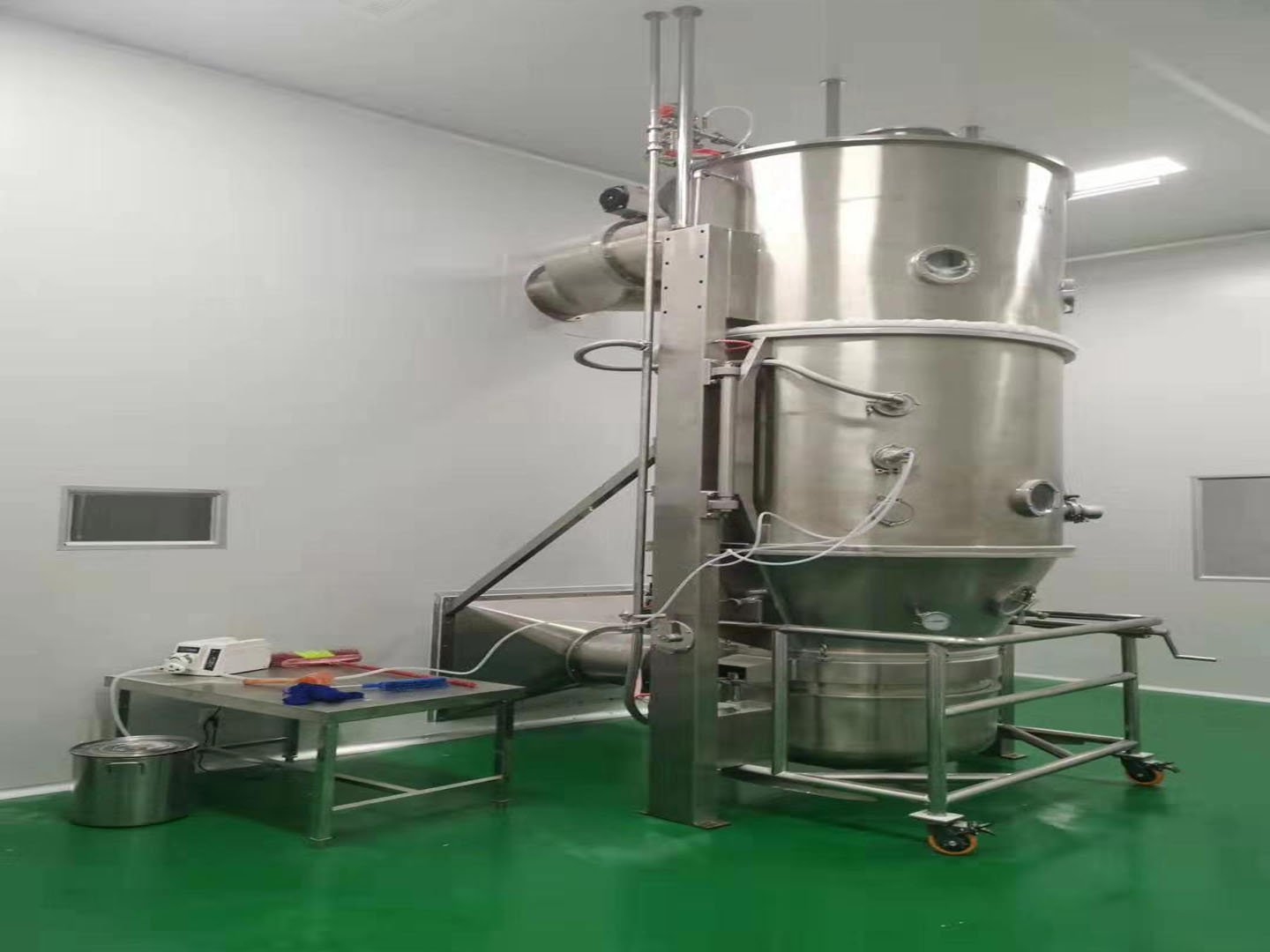 Fludization and drying machine installed in Uninted States