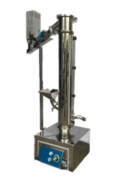 Vertical capsule polishing machine